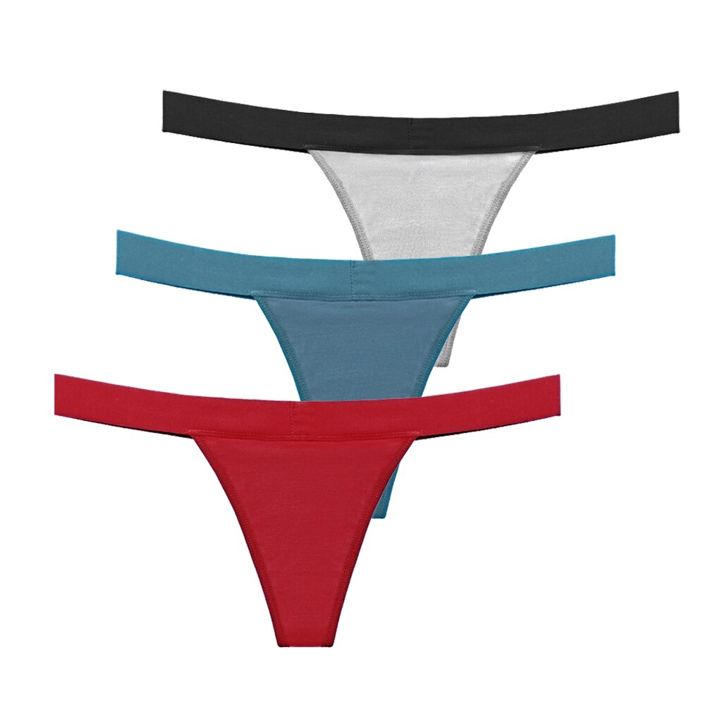 Menstrual Thong Low Waist Period Wear - Pack of 3