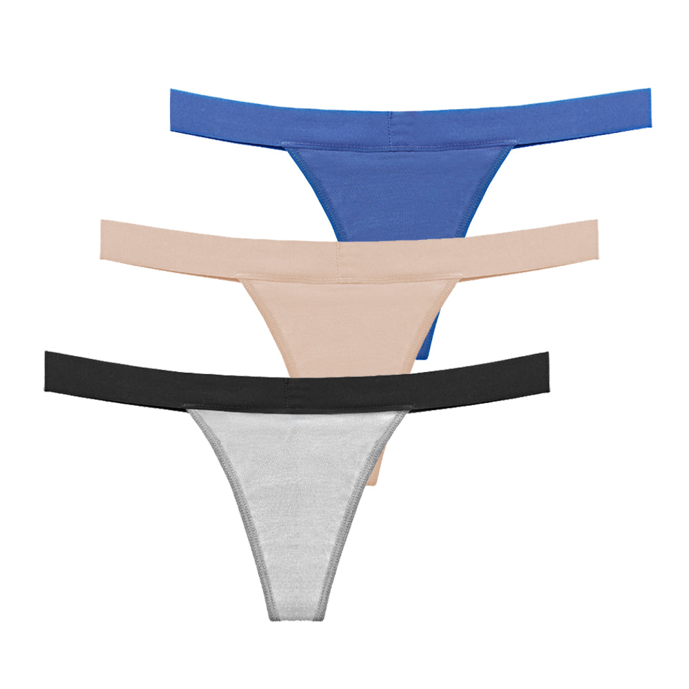 Menstrual Thong Low Waist Period Wear - Pack of 3